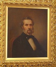Jeyms Sallivan Linkoln (1811-1888), Jon N. Arnold tomonidan, 1906, tuvalga moylangan - Eski koloniya tarix muzeyi - Massachusets shtatidagi Taunton - DSC03734.jpg