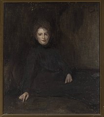 Portrait of Wanda Szwengruben née Ciąglińska, artist's sister