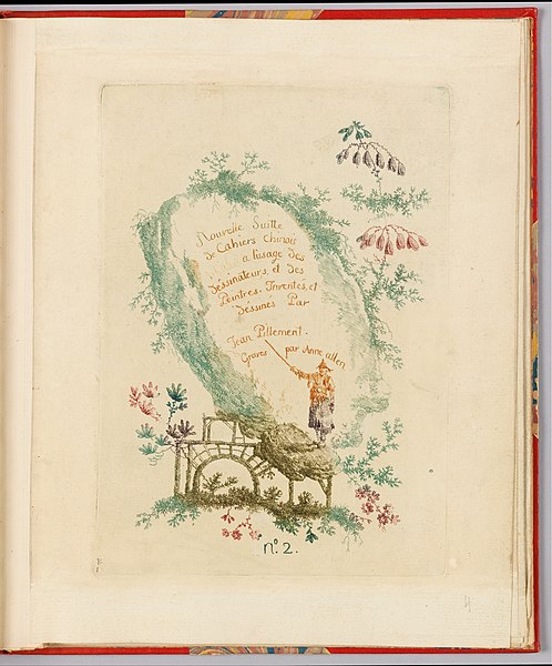 File:Jean-Baptiste Pillement - Title page, Plate 1, from "Nouvelle suite de cahiers chinois a l'usage des Dessinateurs et des pein... - Google Art Project.jpg