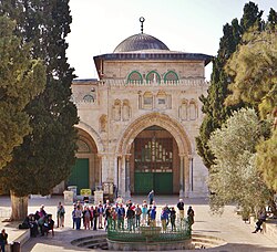 Jerusalem Tempelberg Al-Aqsa-Moschee Fassade 2.JPG