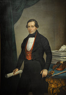 Joseph Lanner, Bildnis von Philipp Steidler, um 1840