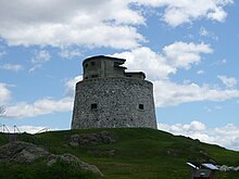 Carleton Martello Tower in 2009. The tower was built in 1813, during the War of 1812. June 2009 Carleton Martello Tower.jpg