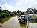 Con kênh nhỏ bên tỉnh lộ 943 ở ở thị trấn Phú Hòa.