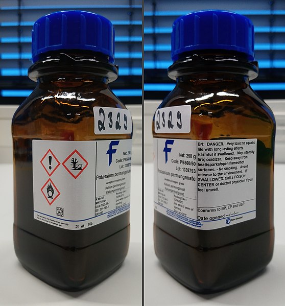 Файл:KMnO4 GHS labeling.jpg