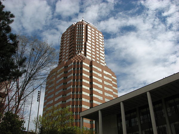 The KOIN Center is the third-tallest skyscraper in Portland.