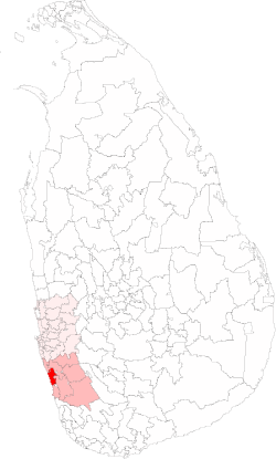 Location of Kalutara
