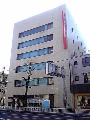 外観：神奈川銀行の本店