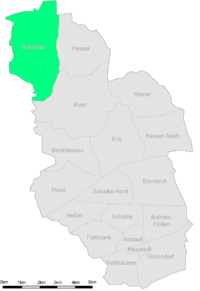 Karte Gelsenkirchen Scholven