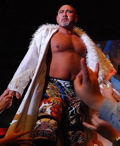 Keiji Mutoh, the founder and first president of Wrestle-1
