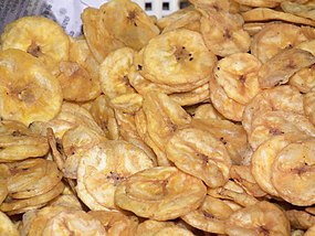 Kerala banana chips Upperi varuthath.jpg