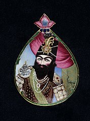 Portrait Miniature of the Qajar Ruler, Fath 'Ali Shah