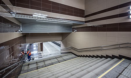 Лестница прохода на станцию