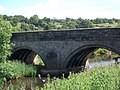Kildwick Bridge west side built 1305-13 with ribbed vaulting