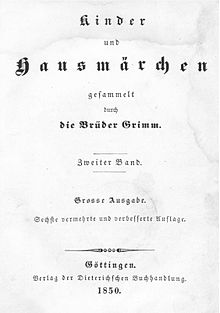 Kinder und Hausmärchen (Grimm) 1850 II A 001.jpg