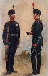 King's Royal Rifle Corps c. 1895-1914 by Harry Payne (1858-1927) King's Royal Rifle Corps by Harry Payne.JPG