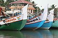 Boats in the backwater just north of Kochi.