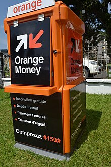 Orange Money kiosk in Cameroon Koisque Orange Money Cameroun.jpg