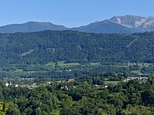Nakita ni La Chavanne gikan sa bungtod sa Montmélian