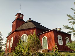 Lagfors kyrka i augusti 2017