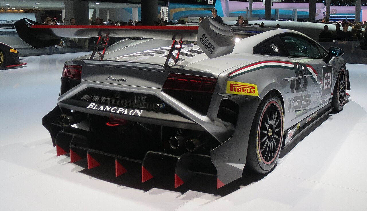 Image of Lamborghini Gallardo GT3 FL2 rear-side at IAA 2013