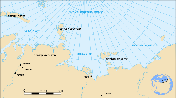 Laptev Sea map he.svg