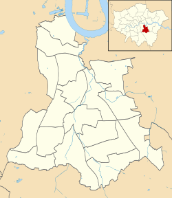 Lewisham London UK blank ward map.svg