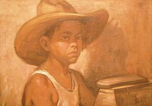 Limpia Botas by Pablo Amorsolo, University of Santo Tomas Collection.