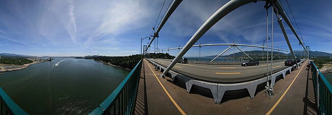 Lions Gate Bridge 360 panorama, 2009