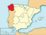 Galicia en España