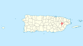 Муніципалітет Хункос на карті Пуерто-Рико