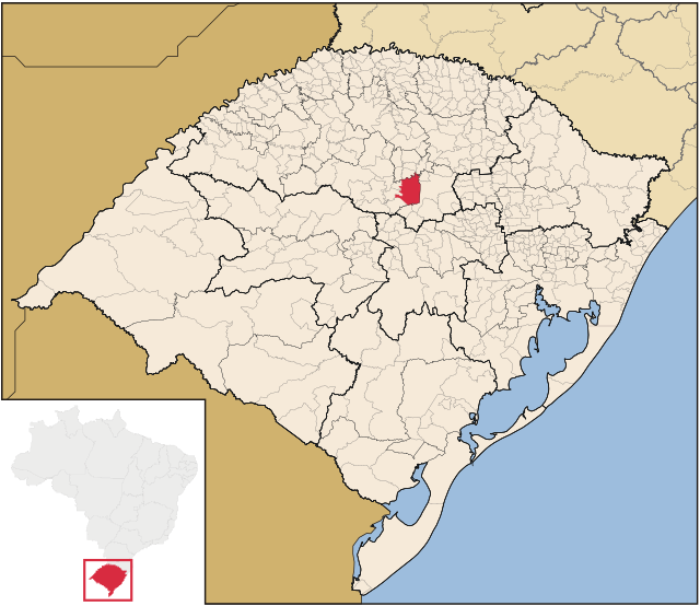 Localização de Espumoso no Rio Grande do Sul