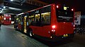 English: The rear of London General MEC48 (BT09 GPE), a Mercedes-Benz Citaro, in Cab Road, Waterloo, Lambeth (borough), London outside London Waterloo railway station, on route 507. Due to Boris Johnson's decision to stop the use of articulated buses, purely on a political basis, bendy buses began to be banished from London's streets from 2009. The first route to change over was the 507, one of the Red Arrow routes, which were most suited to articulated operation. The Red Arrow routes 507 and 521 are now run with these rigid Citaros, and the Red Arrow name, which had been used for decades, was dropped.