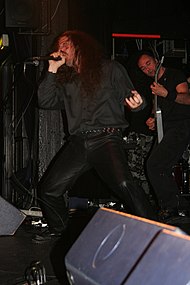 Once Was Not (2005) is original vocalist Lord Worm's final album with the band. He departed shortly before The Unspoken King (2008) was conceptualized. Lord Worm live Aarhus.jpg