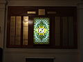 A memorial plaque in the lobby of Lowell Masonic Temple. Located at 79 Dutton Street, Lowell, Massachusetts.