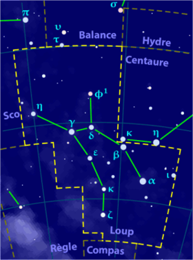 Image illustrative de l'article Loup (constellation)