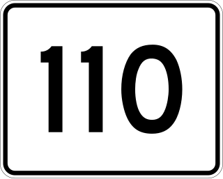 <span class="mw-page-title-main">Massachusetts Route 110</span> State highway in Massachusetts, United States