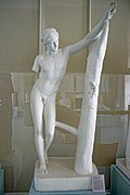 Plâtre de l'Apollon Sauroctone du Musée Pio-Clementino, à l'Université de Tübingen.