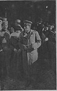 se rendant à la Consulta, réunion inter-Alliés de Rome commençant le 6 janvier 1917.