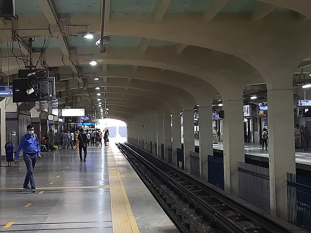 2nd platform of Mahanayak Uttam Kumar metro station