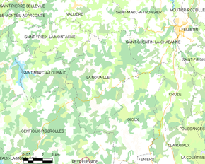 Poziția localității La Nouaille