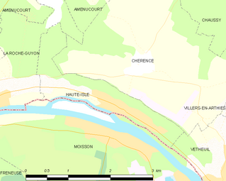 Carte de la commune.