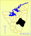 Localización da parroquia de Devesos