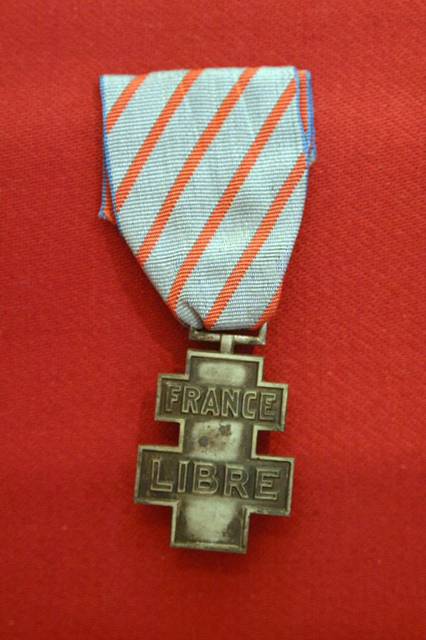 Commemorative medal for voluntary service in Free France