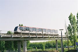 VAL 208 du métro de Toulouse.