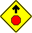 SP-31: Stop sign ahead