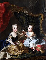 Archduchess Maria Anna and Her Brother, the Future Joseph II label QS:Lit,"Giuseppe d'Asburgo Lorena, futuro imperatore, con la sorella Maria Anna" label QS:Len,"Archduchess Maria Anna and Her Brother, the Future Joseph II" 1742