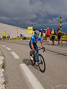 Miguel Angel Lopez au Mont Ventoux lors du Tour de France 2021.
