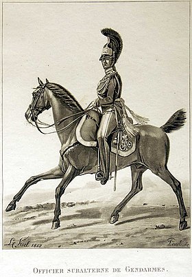 Jandarma Alay Komutanı, 1818