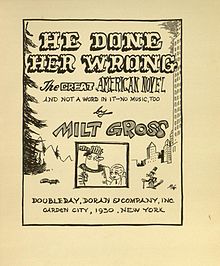Milt Gross (1930) He Done Her Wrong (página de rosto) .jpg