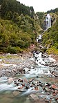 Mischbach waterfall, near the Gasteig district